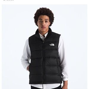 The North Face Black Quilted Down Vest for Men